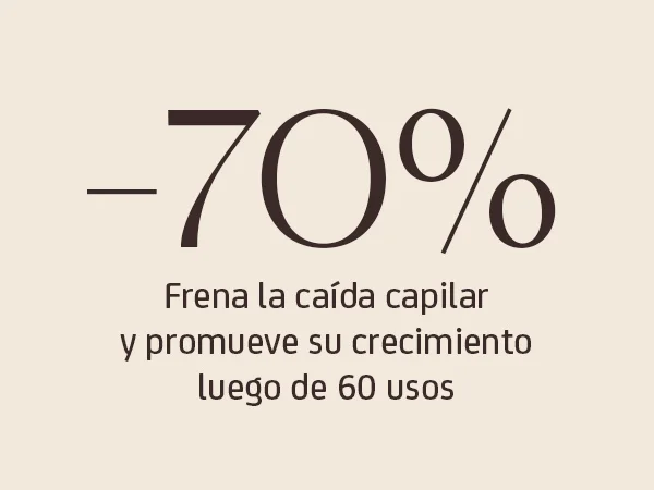 frena la caída capilar y promueve su crecimiento